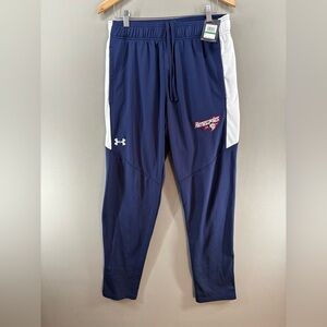 NWT Under Armour MEN Size Large Warm-up Renegades Baseball Sweatpants New Navy